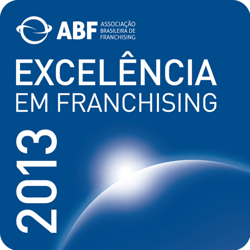 Selo de Excelência em Franchising 2013 Selo de Excelência em Franchising 2013